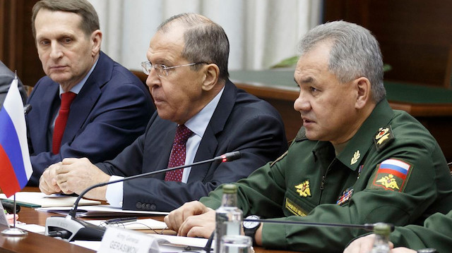 Dışişleri Bakanı Sergey Lavrov ve Rusya Savunma Bakanı Sergey Şoygu
