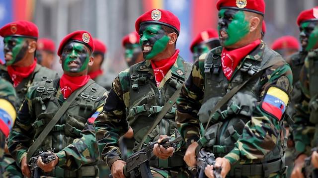 في تصاعد تهديدات التدخل العسكري الخارجي....تحرك عسكري ضخم في فنزويلا