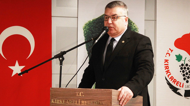 Kırklareli Belediye Başkanı Mehmet Siyam Kesimoğlu.