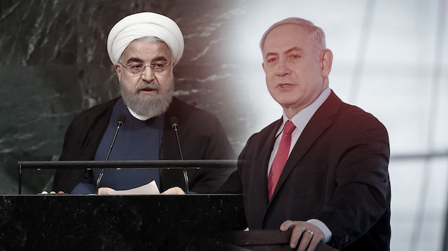İİran Cumhurbaşkanı Hasan Ruhani ve İsrail Başbakanı Binyamin Netanyahu
