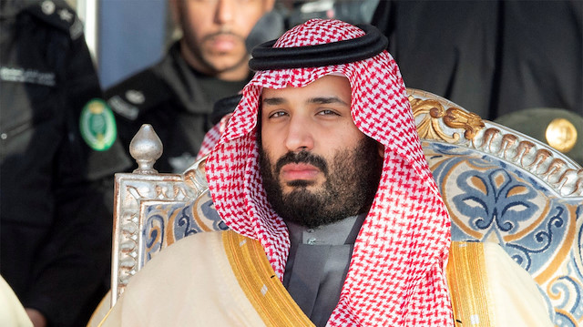 Saudi Arabia's Crown Prince Mohammed bin Salman attends a graduation ceremony for the 95th batch of cadets from the King Faisal Air Academy in Riyadh, Saudi Arabia December 23, 2018. Picture taken December 23, 2018. Bandar Algaloud/Courtesy of Saudi Royal Court/Handout via REUTERS ATTENTION EDITORS - THIS PICTURE WAS PROVIDED BY A THIRD PARTY.

