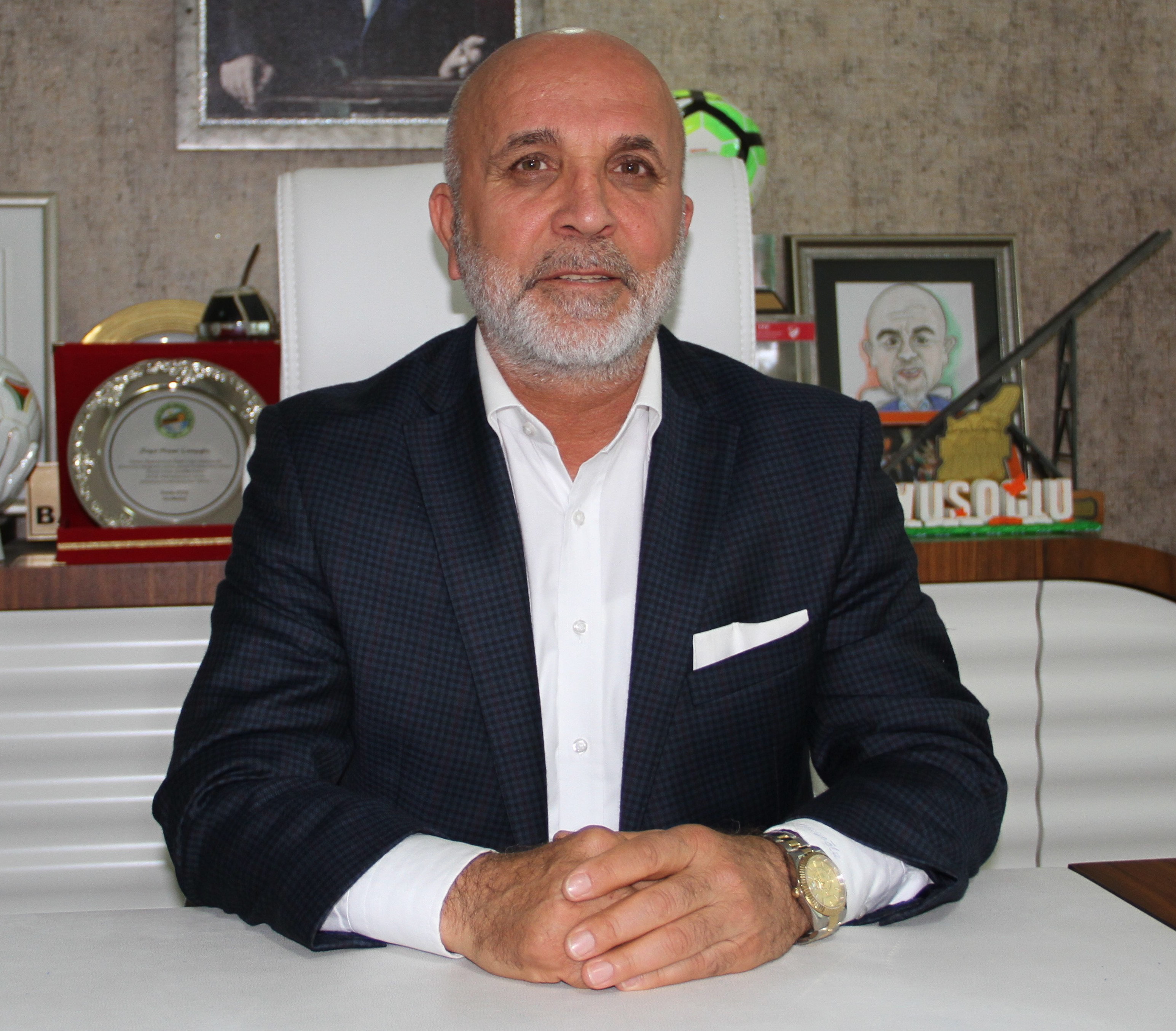 Alanyaspor Başkanı Hasan Çavuşoğlu.