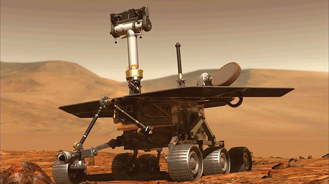 Opportunity 15 yıl Mars yüzeyinde görev yaptı.