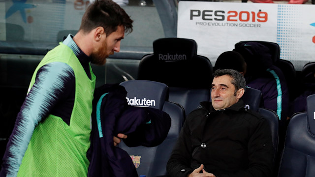 Valverde yönetimindeki Barcelona, La Liga'da 23 haftada topladığı 51 puanla zirvede yer alıyor.