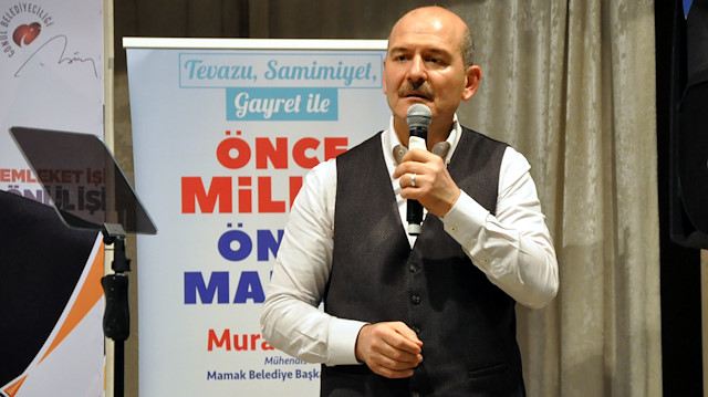 İçişleri Bakanı Süleyman Soylu.