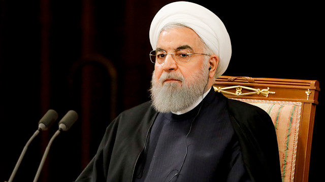 Ruhani, "İran, ABD ve müttefiklerinin baskılarına boyun eğmeyeceğiz" ifadelerini kullandı.