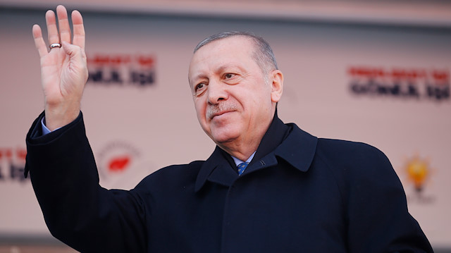 Turkish President Erdogan in Burdur  