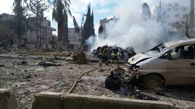 İdlib'te patlama.