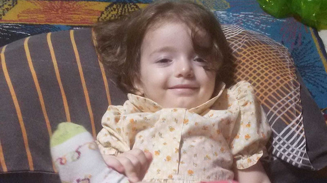 Üvey babası tarafından dövülerek öldürülen 2 yaşındaki Esma Asel Kolat.