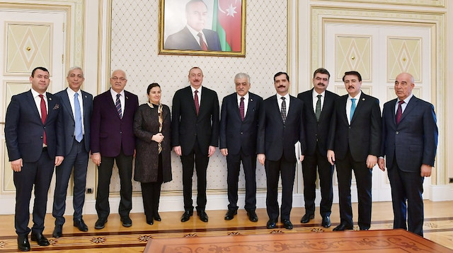 Aliyev receives Turkish delegation in the capital Baku