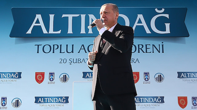 ​Cumhurbaşkanı Erdoğan, Altındağ'da konuştu.