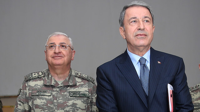 Milli Savunma Bakanı Akar, Genelkurmay Başkanı Yaşar Güler