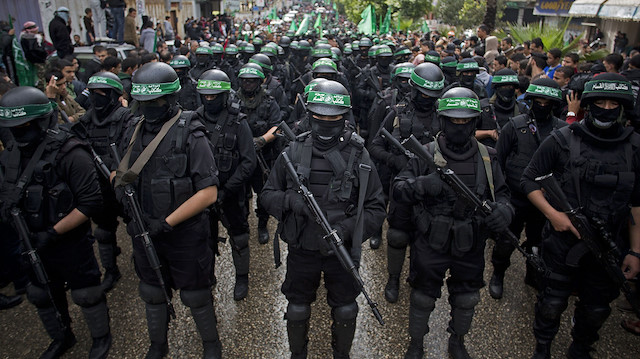Hamas'ın askeri kanadı İzzettin Kassam Tugayları 
