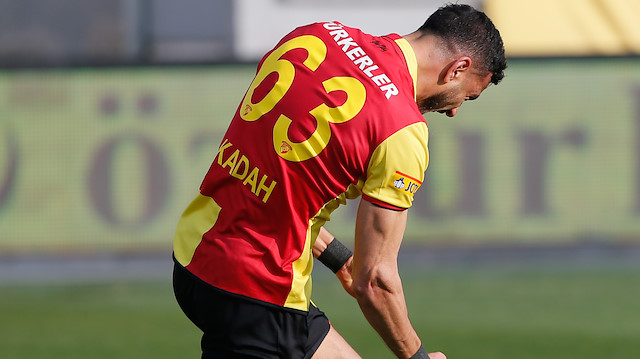 Deniz Kadah, Göztepe'nin bu sezon penaltıdan gol atan ilk oyuncusu oldu. 