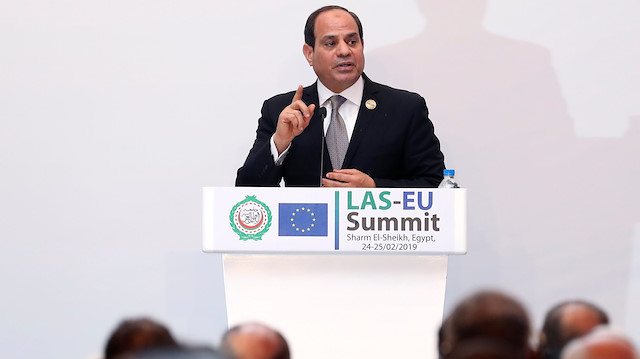 Mısır Cumhurbaşkanı Sisi, Şarm El-Şeyh'te düzenlenen zirvede konuştu. 