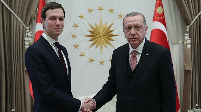 Kushner ve Erdoğan.
