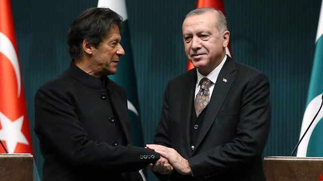 Pakistan Başbakanı İmran Han, Cumhurbaşkanı Recep Tayyip Erdoğan