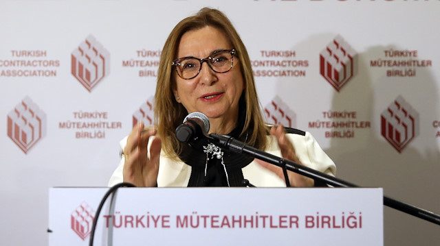 Ticaret Bakanı Ruhsar Pekcan, Türkiye Müteahhitler Birliği Kuruluş Yıl Dönümünde konuştu.