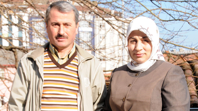 Nuriye Kaputoğlu ve eşi Hamza Kaputoğlu.