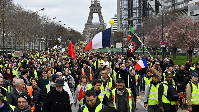 File photo: 16th Yellow vest demonstration in Paris

