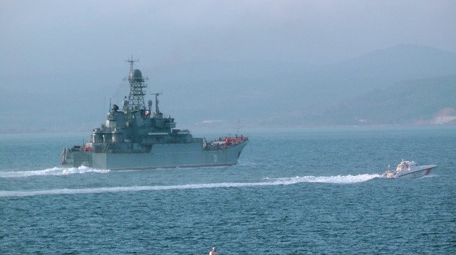 Rusya Donanması’na ait 151 borda numaralı 'Azov' adlı savaş gemisi