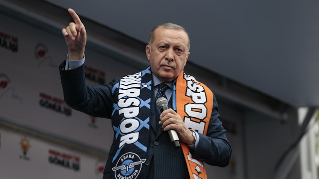 Cumhurbaşkanı Erdoğan. 