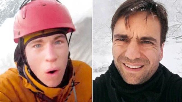 İtalyan dağcı Daniele Nardi ile İngiliz dağcı Tom Ballard.