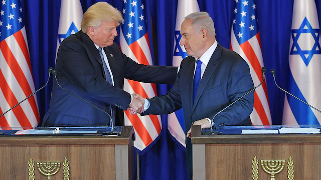 ABD'li Senatör Linsday Graham ile İsrail Başbakanı Netanyahu, dün işgal altındaki Golan Tepeleri'ni ziyaret etmişti.