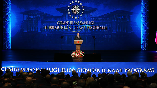 İkinci 100 Günlük Eylem Planı'nı Cumhurbaşkanı Erdoğan 13 Aralık 2018 tarihinde açıklamıştı.