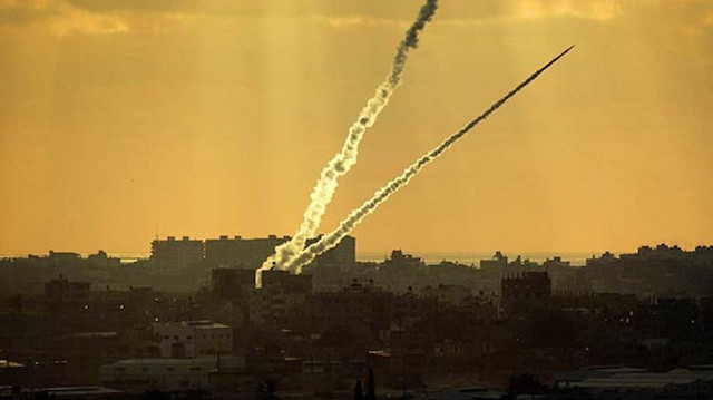 إطلاق صواريخ من غزة على تل أبيب