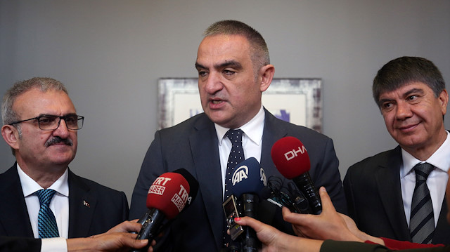 Kültür ve Turizm Bakanı Mehmet Nuri Ersoy açıklamada bulundu.