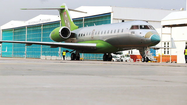 Bombardier Global 6000 tipi jet