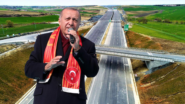 Cumhurbaşkanı Erdoğan, ​Kuzey Marmara Otoyolu açılışında konuştu.