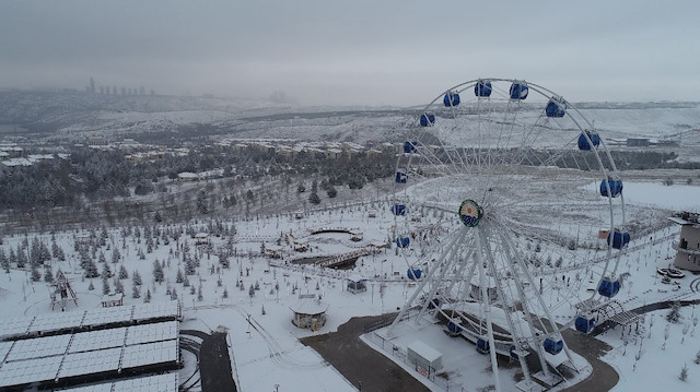 Ankara'da karlı hava
