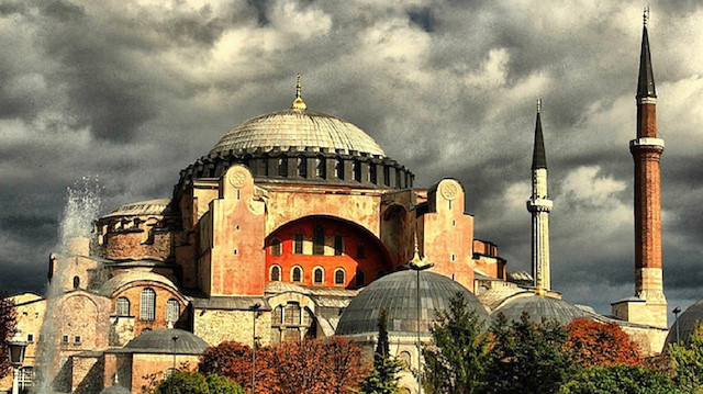Landmark Hagia Sophia Mosque in Istanbul