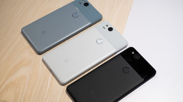 Google Pixel 3'ün renk seçenekleri.