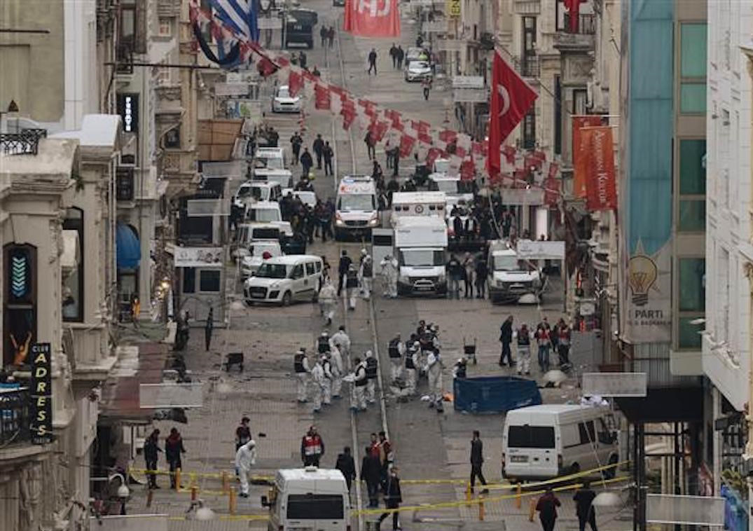 Taksim'deki terör saldırında canlı bomba dahil 5 kişi hayatını kaybetmişti.