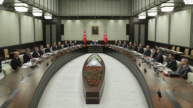 MGK, Cumhurbaşkanı Erdoğan başkanlığında toplandı.