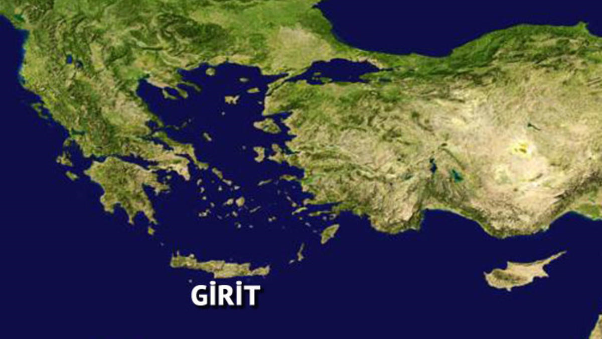 Girit, jeopolitik konumuyla da hem Ege hem Akdeniz için oldukça stratejik bir yerde.