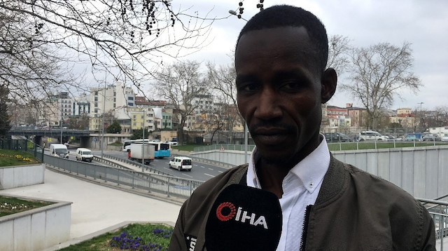 Taksicinin aracında hakaret ettiği Senegalli turist Ousmane Alyly