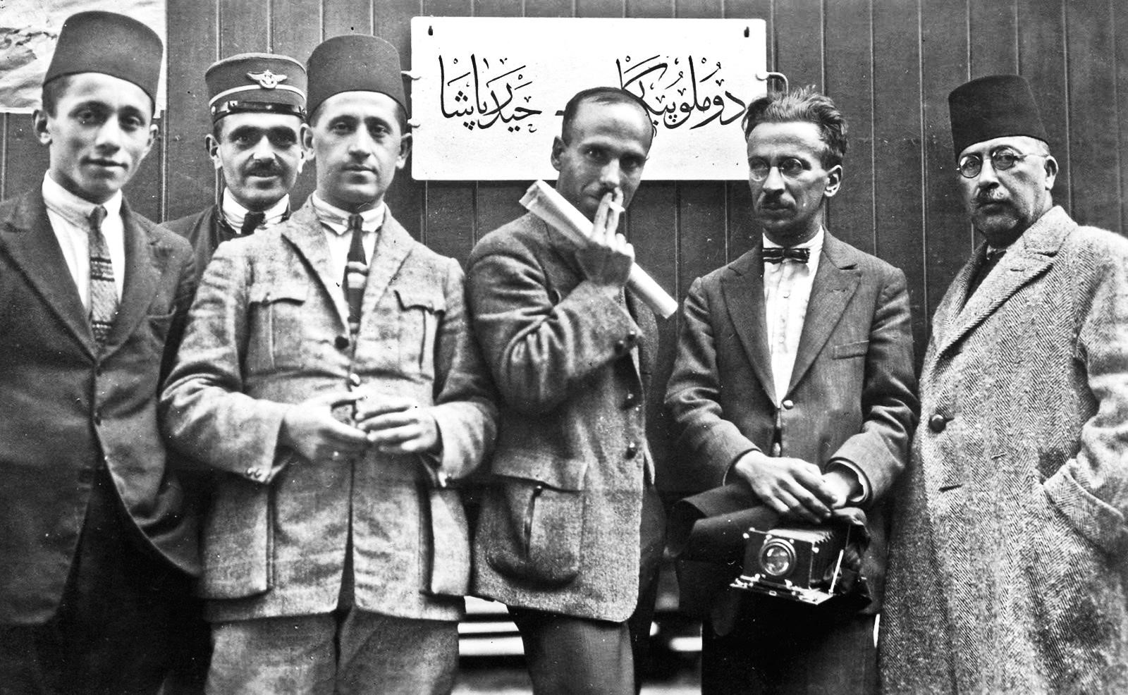 Savaş yıllarından bir kare.