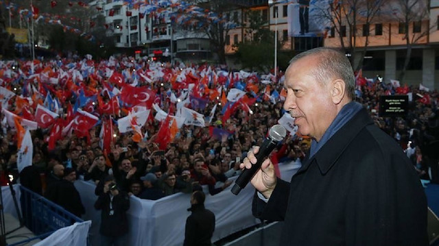 أردوغان: العنصرية ومعاداة الإسلام مثلها مثل داعش و"بي كا كا/ ب ي د" 