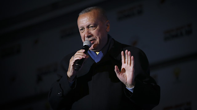 President of Turkey Recep Tayyip Erdoğan in Amasya


