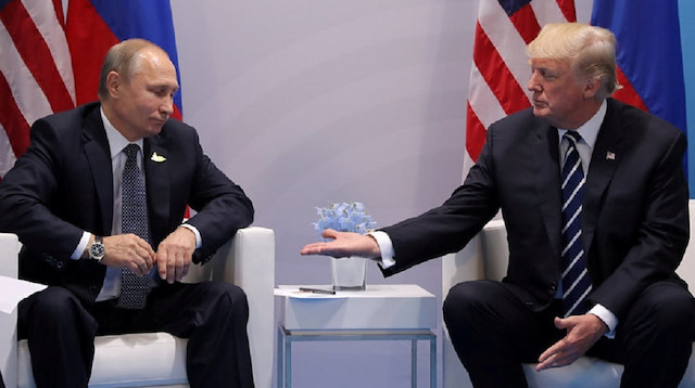 Russia's President Vladimir Putin & US President Donald Trump