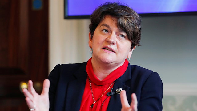 The leader of the Northern Irish Democratic Unionist Party, Arlene Foster