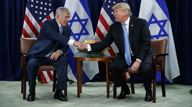 Binyamin Netanyahu, ABD Başkanı Donald Trump.