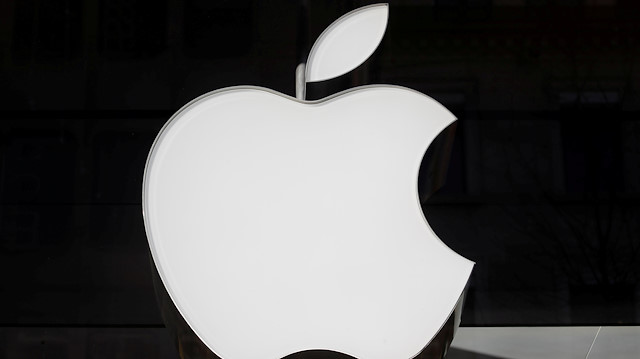 The logo of Apple