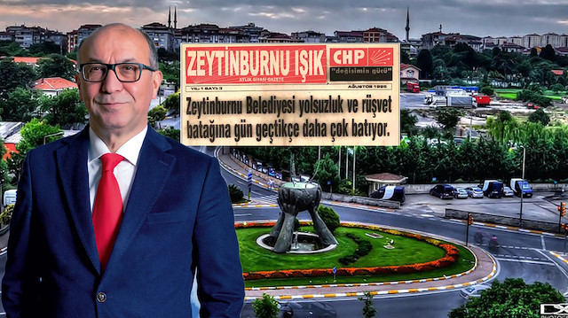 CHP'nin Zeytinburnu Belediye Başkan adayı Adil Emecan hakkında CHP ilçe örgütünü çıkardığı gazete manşete