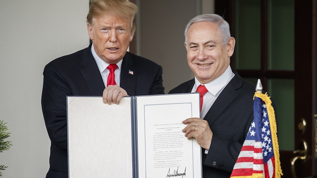 ABD Başkanı Donald Trump ve İsrail Başbakanı Binyamin Netanyahu.
