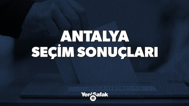 Antalya seçim sonuçları. 